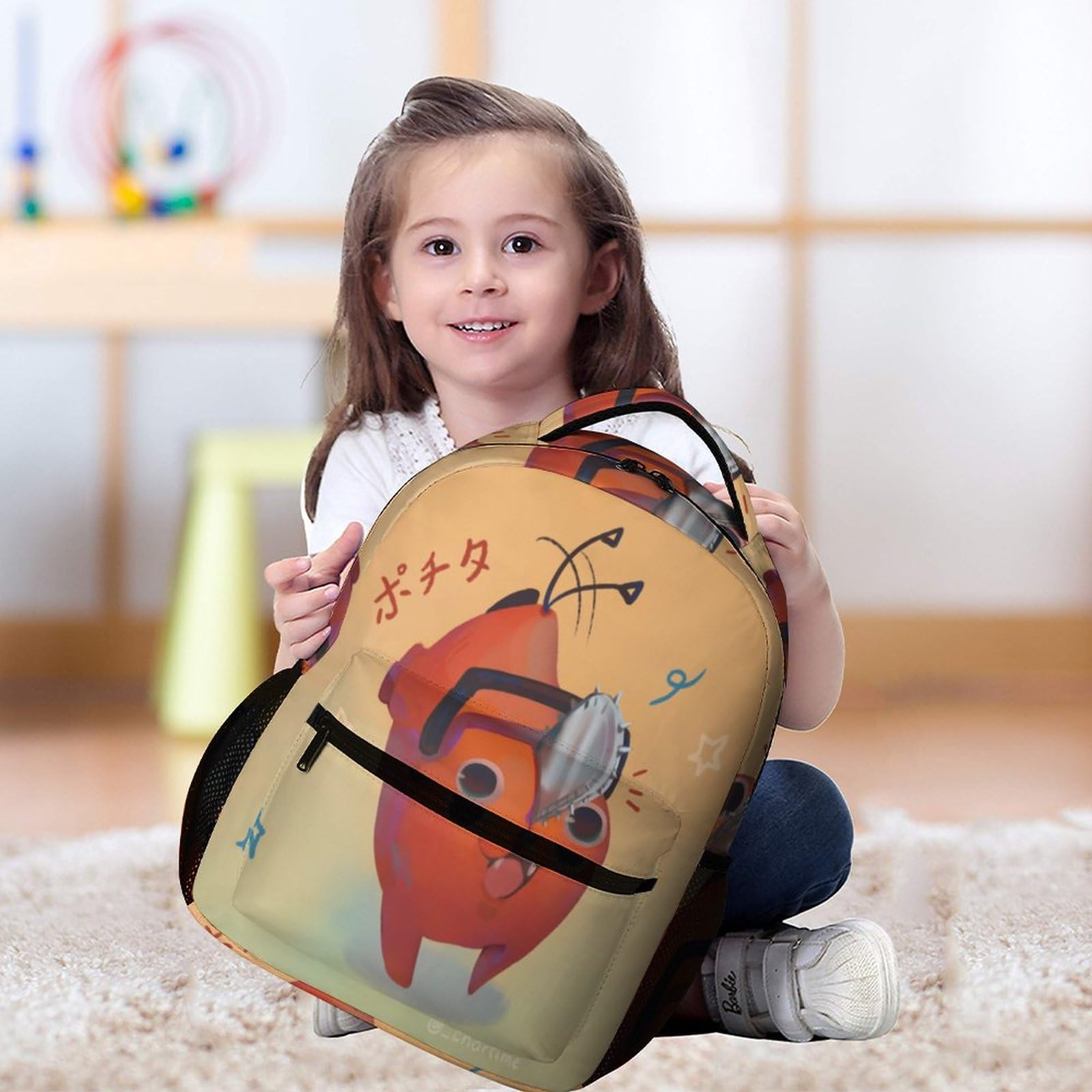 Amazon.co.jp: チェンソーマン デンジ ポチタ 双肩バッグ リュック